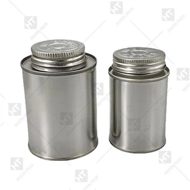 Tühi PVC liimi kruvi ülaosa purk