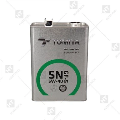 F stiilis metallist õliga plekkpurgid